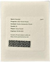 Seiya Suzuki [Holo] #RAM-SS Baseball Cards 2022 Panini Mosaic Rookie Autographs Prices