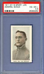 Admiral Schlei Baseball Cards 1911 M116 Sporting Life Prices