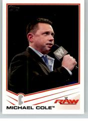Michael Cole Wrestling Cards 2013 Topps WWE Prices
