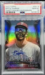 Bryce Harper [Autograph] #SS-14 Baseball Cards 2022 Topps Sweet Shades Prices
