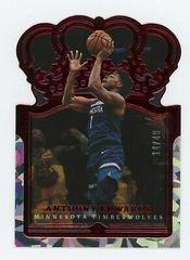 Anthony Edwards [Crystal Red] #34 Basketball Cards 2021 Panini Crown Royale Prices