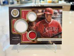 Shohei Ohtani #TTR-SO Baseball Cards 2024 Topps Tribute Triple Relic Prices
