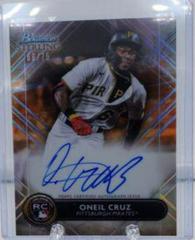 Oneil Cruz [Orange] Baseball Cards 2022 Bowman Sterling Rookie Autographs Prices