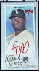 Luis Robert [Red Ink] #MA-LR Baseball Cards 2020 Topps Allen & Ginter Mini Autographs Prices