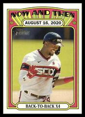 Eloy Jimenez #nt-11 Baseball Cards 2021 Topps Heritage Now And Then Prices