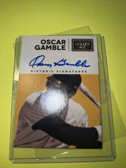 Oscar Gamble Baseball Cards 2014 Panini Golden Age Historic Signatures Prices