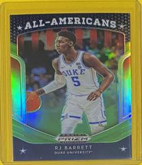 RJ Barrett [Neon Green Prizm] Basketball Cards 2019 Panini Prizm Draft Picks Prices