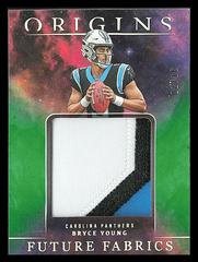 Bryce Young [Green] #FF-BY Football Cards 2023 Panini Origins Future Fabrics Prices