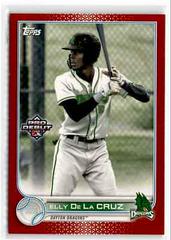 Elly De La Cruz [Red] #PD-189 Baseball Cards 2022 Topps Pro Debut Prices