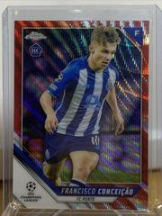 Francisco Conceicao [Red Wave Refractor] Soccer Cards 2021 Topps Chrome UEFA Champions League Prices