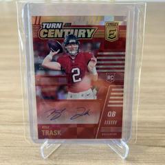 Kyle Trask [Red] #TOC-KTR Football Cards 2021 Panini Chronicles Turn of the Century Autographs Prices