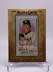 David Cone [X Gold Ink] #MA-DC Baseball Cards 2020 Topps Allen & Ginter Mini Autographs Prices