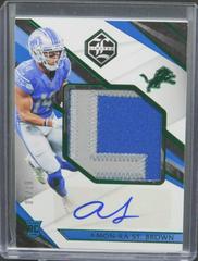 Amon Ra St. Brown [Patch Autograph Emerald Spotlight] #170 Football Cards 2021 Panini Limited Prices