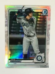 Julio Rodriguez [Chrome Refractor] #BD-188 Baseball Cards 2020 Bowman Draft Prices
