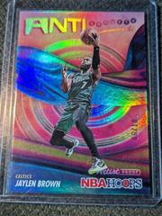 Jaylen Brown [Artist Proof Gold] #7 Basketball Cards 2023 Panini Hoops Anti Gravity Prices