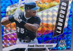 Frank Thomas [Blue Fluorescent] #L6 Baseball Cards 2021 Panini Mosaic Launched Prices