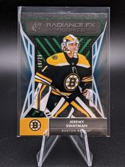 Jeremy Swayman [Green] #RFX-54 Hockey Cards 2021 SPx Radiance FX Prices