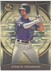 Sterlin Thompson [Superfractor] Baseball Cards 2023 Bowman Chrome Invicta Prices