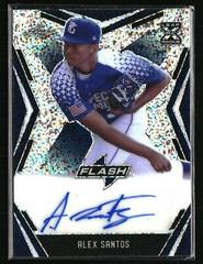 Alex Santos [Blue] #BA-AS2 Baseball Cards 2020 Leaf Flash Autographs Prices