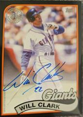 Will Clark [Black] #89BA-WCL Baseball Cards 2024 Topps 1989 Autograph Prices