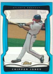 Chipper Jones [Blue Refractor] Baseball Cards 2009 Finest Prices
