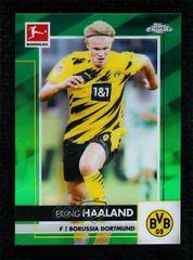 Erling Haaland [Green Refractor] Soccer Cards 2020 Topps Chrome Bundesliga Prices