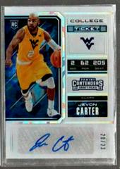 Jevon Carter [Autograph Cracked Ice Ticket] #90 Basketball Cards 2018 Panini Contenders Draft Picks Prices