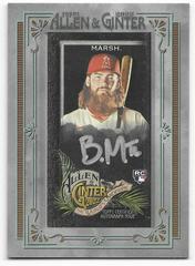 Brandon Marsh [X Silver Frame] Baseball Cards 2022 Topps Allen & Ginter Mini Autographs Prices