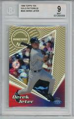 Derek Jeter [Pattern 10] #24A Baseball Cards 1999 Topps Tek Gold Prices
