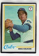 Mike Krukow #17 Baseball Cards 1978 Topps Prices