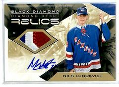 Nils Lundkvist [Autograph Patch] Hockey Cards 2021 Upper Deck Black Diamond Debut Relics Prices