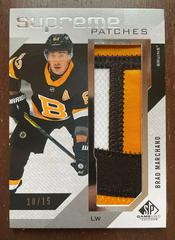 Brad Marchand [Patches] #SP-BM Hockey Cards 2021 SP Game Used Supreme Prices