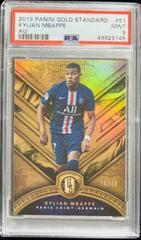 Kylian Mbappe [AU] Soccer Cards 2019 Panini Gold Standard Prices