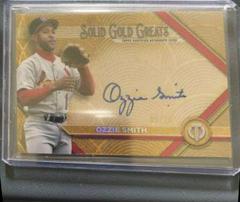 Ozzie Smith [Red] #GGA-OS Baseball Cards 2022 Topps Tribute Solid Gold Greats Autographs Prices