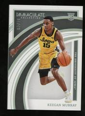 Keegan Murray #16 Basketball Cards 2022 Panini Immaculate Collection Collegiate Prices