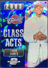 LeBron James [Blue Cracked Ice] #4 Basketball Cards 2018 Panini Contenders Optic Class Acts Prices