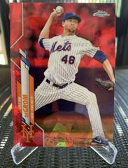 Jacob deGrom [Red Refractor] Baseball Cards 2020 Topps Chrome Sapphire Prices