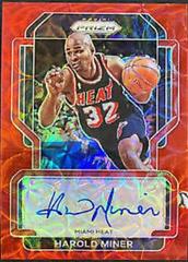 Harold Miner [Choice Prizm] #SG-HMN Basketball Cards 2021 Panini Prizm Signatures Prices