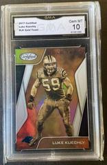 Luke Kuechly #GT-LK Football Cards 2017 Panini Certified Gold Team Prices