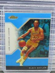 Elgin Baylor [Blue Refractor] Basketball Cards 2004 Finest Prices