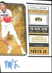 Michael Porter Jr. [Autograph Playoff Ticket] #55 Basketball Cards 2018 Panini Contenders Draft Picks Prices
