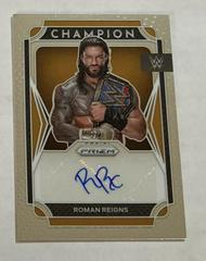 Roman Reigns #CS-RRS Wrestling Cards 2022 Panini Prizm WWE Champion Signatures Prices