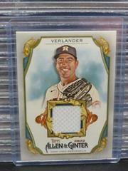 Justin Verlander [Mini Framed Cloth] #51 Baseball Cards 2022 Topps Allen & Ginter Prices