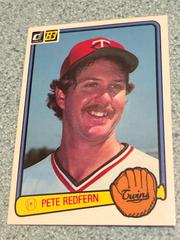 Pete Redfern #256 Baseball Cards 1983 Donruss Prices