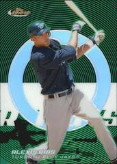 Alexis Rios [Green Xfractor] #1 Baseball Cards 2005 Finest Prices