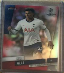 Dele Alli [Red Refractor] Soccer Cards 2019 Finest UEFA Champions League Prices