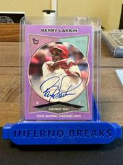 Barry Larkin [Purple] #AC-BL Baseball Cards 2023 Topps Brooklyn Collection Autographs Prices
