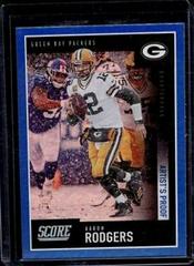 Aaron Rodgers [Blue] #228 Football Cards 2020 Panini Score Prices
