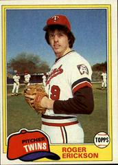 Roger Erickson #434 Baseball Cards 1981 Topps Prices