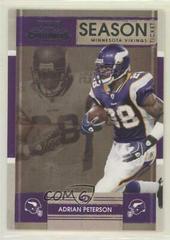 Adrian Peterson Football Cards 2008 Playoff Contenders Prices